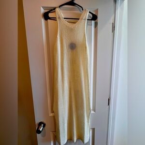 Lulus cream knit cover up